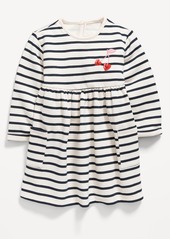 Old Navy Printed Fit & Flare Fleece Dress for Toddler Girls