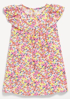 Old Navy Printed Flutter-Sleeve Dress for Toddler Girls