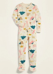 Old Navy Printed Footie Pajama One-Piece for Toddler Girls & Baby