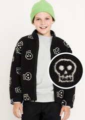 Old Navy Printed Full-Zip Sherpa Jacket for Boys