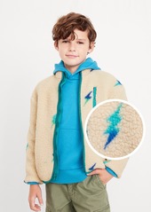 Old Navy Printed Full-Zip Sherpa Jacket for Boys