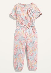 Old Navy Printed Jersey Jumpsuit for Toddler Girls