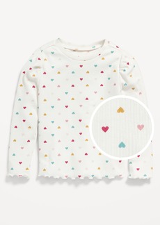 Old Navy Printed Long Puff-Sleeve T-Shirt for Toddler Girls