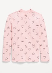 Old Navy Printed Long-Sleeve Mock-Neck Top for Toddler Girls