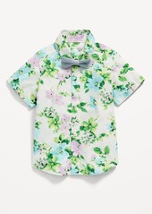 Old Navy Printed Poplin Shirt & Bow-Tie Set for Toddler Boys