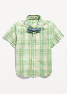 Old Navy Printed Poplin Shirt & Bow-Tie Set for Toddler Boys
