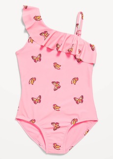 Old Navy Printed Ruffled One-Piece Swimsuit for Girls