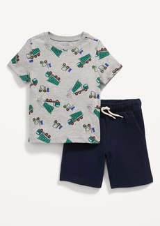 Old Navy T-Shirt and Pull-On Shorts Set for Toddler Boys