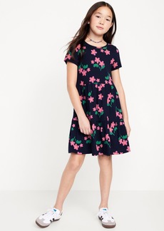 Old Navy Short-Sleeve Tiered Swing Dress for Girls