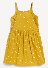 Old Navy Printed Sleeveless Ruffle-Trim Dress for Toddler Girls