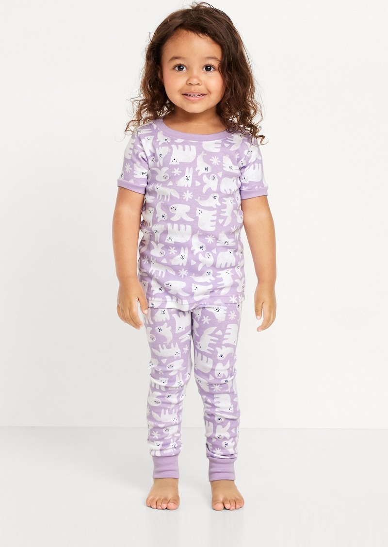 Old Navy Printed Snug-Fit Pajama Set for Toddler &amp Baby