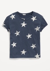 Old Navy Printed Softest Short-Sleeve T-Shirt for Girls