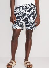 Old Navy Printed Swim Trunks --7-inch inseam