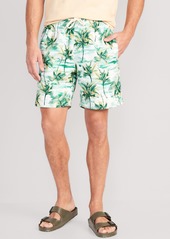 Old Navy Printed Swim Trunks --7-inch inseam