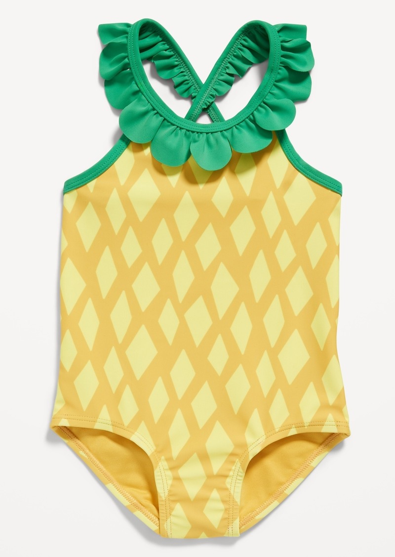 Old Navy Printed Swimsuit for Toddler Girls