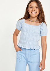 Old Navy Puff-Sleeve Smocked Top for Girls