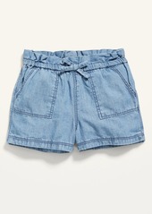 Old Navy Pull-On Chambray Utility Shorts for Baby