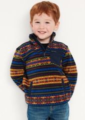 Old Navy Quarter-Zip Microfleece Pocket Sweater for Toddler Boys