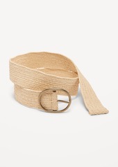 Old Navy Raffia O-Ring Belt for Women