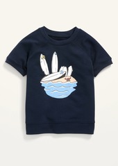 Old Navy Raglan French Terry Sweatshirt for Toddler Boys
