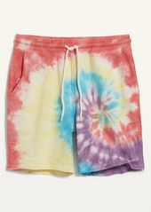 Old Navy Rainbow Tie-Dye Gender-Neutral Sweat Shorts for Adults -- 7.5-inch inseam