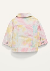 Old Navy Rainbow Tie-Dye Jean Jacket for Baby
