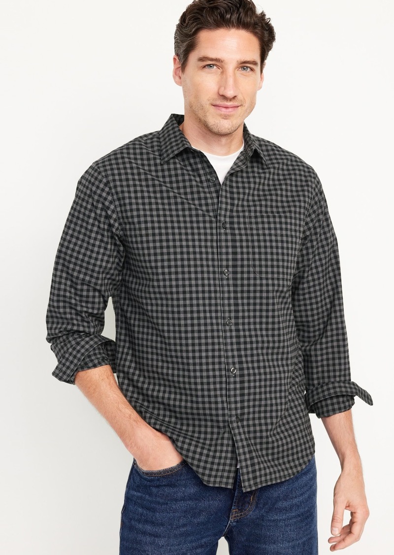 Old Navy Regular-Fit Built-In Flex Shirt