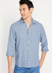 Old Navy Classic Fit Everyday Linen-Blend Shirt
