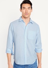 Old Navy Classic Fit Everyday Linen-Blend Shirt