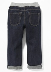 Old Navy Relaxed Jersey-Waist Pull-On Jeans for Toddler Boys