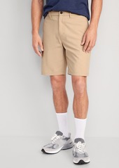 Old Navy Slim Ultimate Tech Chino Shorts -- 9-inch inseam