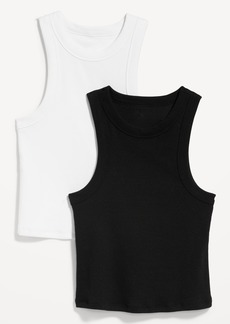 Old Navy Rib-Knit Cropped Tank Top 2-Pack for Women