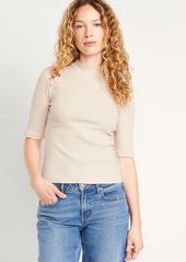 Old Navy Ribbed Mock-Neck Top