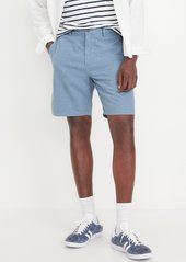 Old Navy Rotation Chino Linen-Blend Shorts -- 8-inch inseam