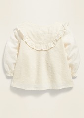 Old Navy Ruffle-Trim Swiss Dot Top for Baby