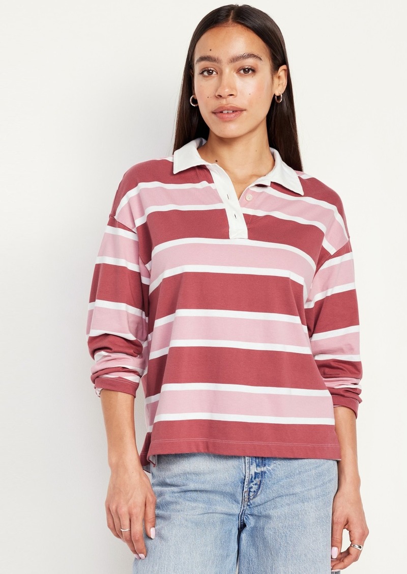 Old Navy Rugby Stripe Polo