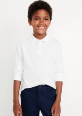 Old Navy School Uniform Long-Sleeve Polo Shirt for Boys