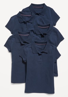 Old Navy Uniform Pique Polo Shirt 5-Pack for Girls