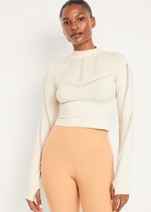 Old Navy Seamless Crop Performance Top