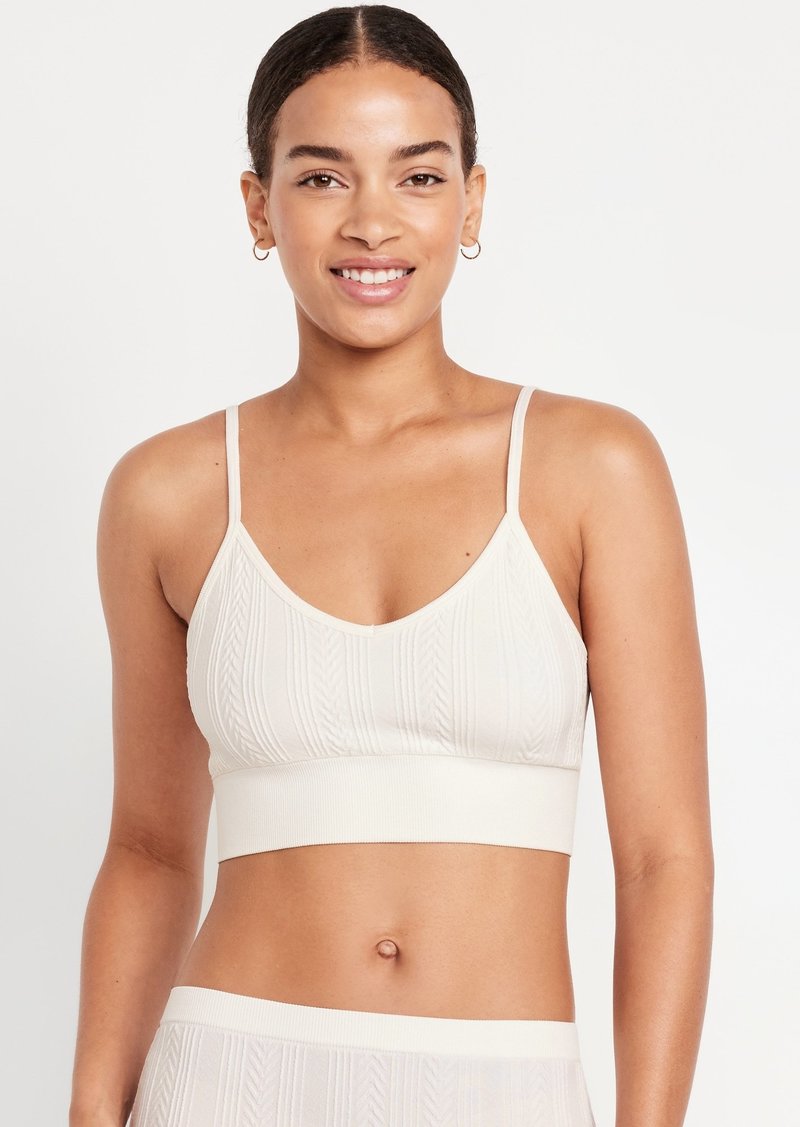 Old Navy Seamless Longline Bralette