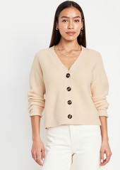 Old Navy Shaker-Stitch Cardigan Sweater