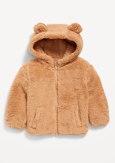 Old Navy Sherpa Critter Zip-Front Hooded Jacket for Baby