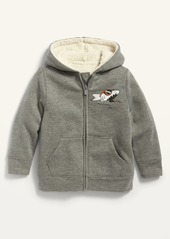 Old Navy Unisex Sherpa-Lined Zip Hoodie for Toddler