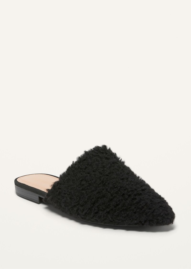 Old Navy Sherpa Mule Slide Flats for Women