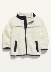 Old Navy Unisex Sherpa Zip Jacket for Baby