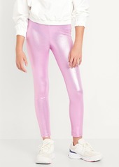 Old Navy Shiny Foil Print Leggings for Girls