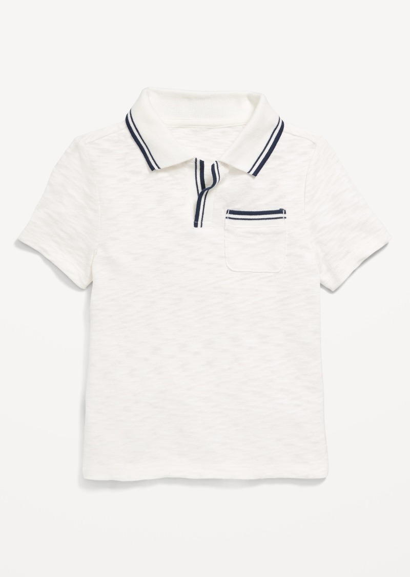 Old Navy Short-Sleeve Collared Pocket Shirt for Toddler Boys