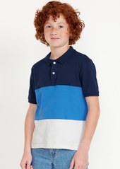 Old Navy Short-Sleeve Color-Block Pique Polo Shirt for Boys