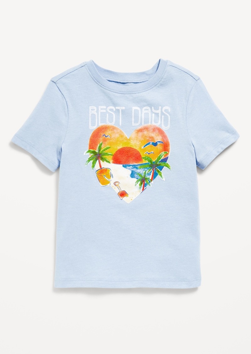 Old Navy Short-Sleeve Graphic T-Shirt for Toddler Girls