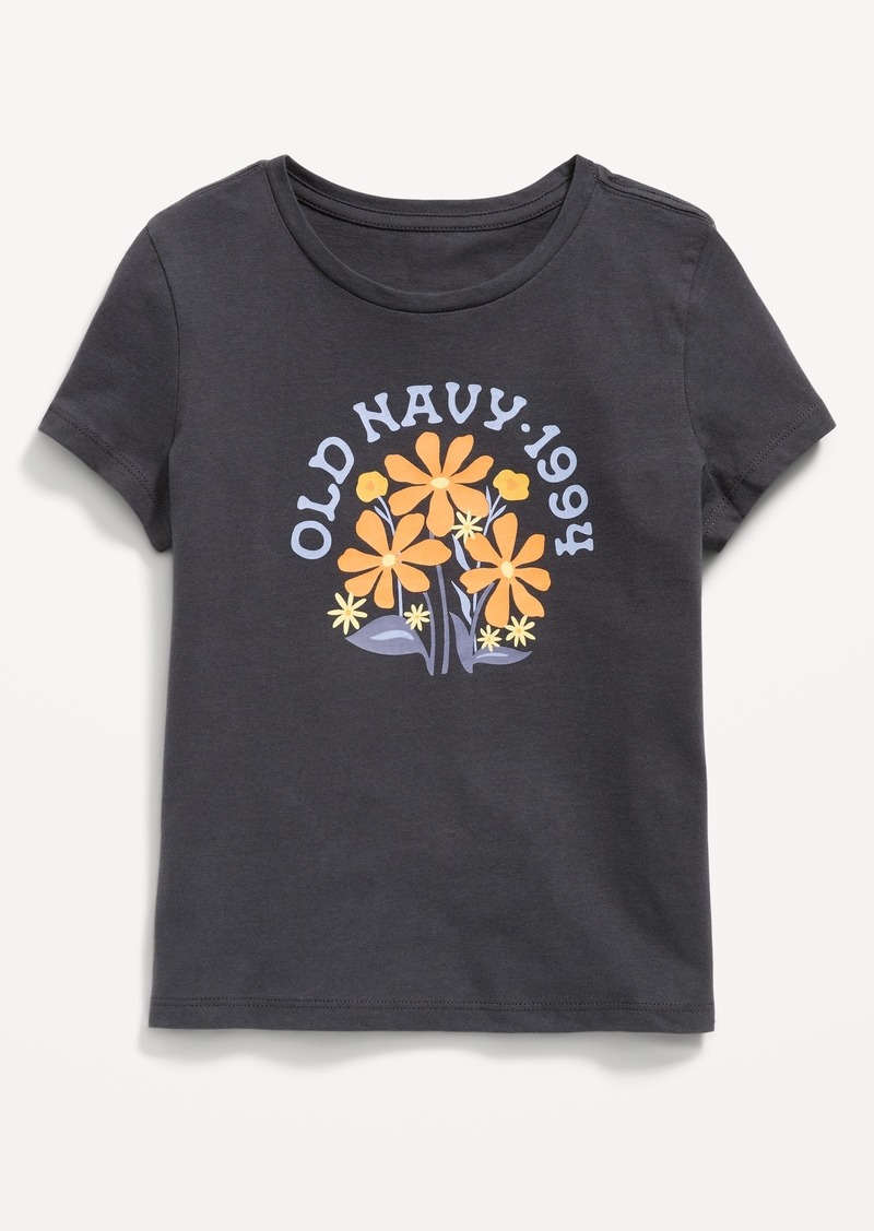 Old Navy Short-Sleeve Logo-Graphic T-Shirt for Girls